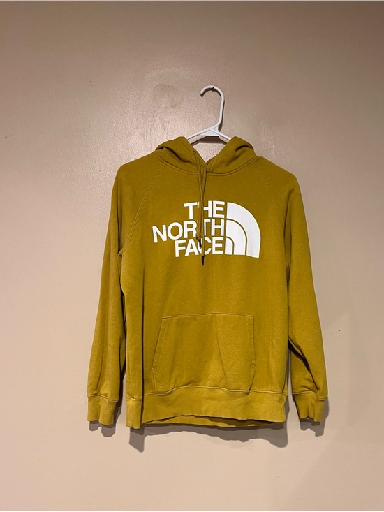 The North Face Tops - The North Face Women's Half Dome Pullover Hoodie Mustard Yellow Size M